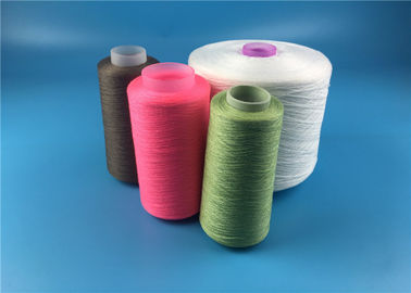 Dyed High Tenacity Polyester Yarn , Spun Polyester Yarn OEKO Certificated 
