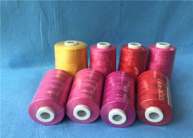 चीन औद्योगिक मल्टी रंगीन सिलाई धागा / पॉलिएस्टर धागा कम सिकोड़ें आपूर्तिकर्ता
