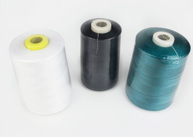 Polyester Draw Textured Yarn / Ring Spun Polyester Sewing Thread Colored 
