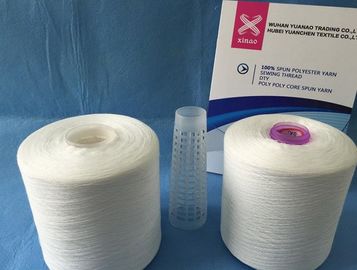 High Strength Ring Spun Polyester Knitting Yarn 30/2 With Plastic Tube Cone 