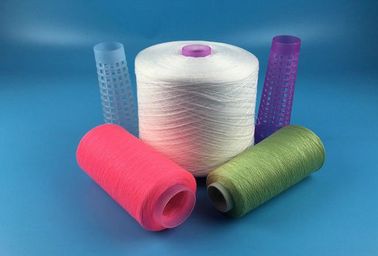Dyed High Tenacity Polyester Yarn , Spun Polyester Yarn OEKO Certificated 